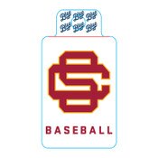 USC Trojans SC Interlock Baseball Sticker